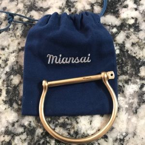Miamsai brush gold bracelet